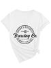 Amazon Ebay Estación Independiente Camiseta de Manga Corta de Moda y Cómoda con Cuello en V para Mujer Boobery Brewing de Mamá