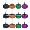 Decoração Pendente de Abóbora de Bolhas de Halloween com Lantejoulas Brilhantes Decoração de Festa de Halloween