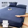 Falda de Cama de Felpa de Leche Engrosada Pieza Única Protector de Colchón para Sueño Profundo Cálido de Invierno Individual Antideslizante Cubierta de Cama Cobertura Completa Resistente a Manchas