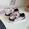 Zapatillas de suela gruesa para mujer 2026 nuevas versátiles para estudiantes zapatos rojos zapatos blancos dopamina B3802