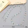 Joyería Zhuzui Nueva Cadena Cruzada de Perlas ABS Hecha a Mano con Cuentas Cadena para Teléfono Móvil Correa para Teléfono Móvil Cadena de Bolso de Hombro
