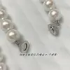Collar de Perlas de Imitación Rosa Flor de Cerezo Cadena para Clavícula de Verano para Mujer Cadena de Cuello Estilo Hada Delicado de Lujo Ligero