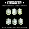 Azúcar Natural Cubo Cristal Cuentas Sueltas Cuadradas Hechas a Mano Accesorios para Joyería DIY Acuamarina Fresa Cristal Cuadradas Cuentas Accesorios