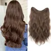 Extensiones de cabello de cinco piezas y una pieza para cabello largo y rizado, al por mayor transfronterizas, para mayor volumen, voluminosas, invisibles, sin costuras.