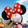 Estilo coreano outono e inverno Hairband Mickey Mouse Bow Minnie Mickey Hairpin bonito estrela Dallou desenhos animados Girly Heart Headwear