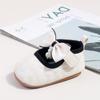 Sapatos Novos para Bebê Estilo Elegante de Princesa Laço de Pérola 0-1 Ano Sapatos de Bebê Sapatos para Criança