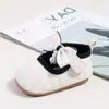 Sapatos Novos para Bebê Estilo Princesa Elegante Laço de Pérola 0-1 Ano Sapatos de Bebê Sapatos para Criança 5179