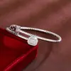 Pulsera vintage transfronteriza hueca con punta de circón y textura de hueso de serpiente, accesorio de alta gama para mujer, directo del fabricante