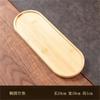 Porta-copos de Bambu Vaso de Flores Suculentas Vaso de Flores de Bambu Suporte Anti-escaldante Antiderrapante Base Quadrada Redonda Porta-chá Bandeja Multitamanho