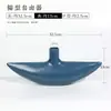 Jianshanchifang Liu Enseñanza Especial Arreglo Floral Negro Arreglo Floral Soporte para Flores Danza de la Grulla Zen Japonés Ikebana Adornos
