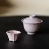 Taza de Té Creativa de Cerámica Hecha a Mano con Patrones Morados y Dorados, Taza de Aroma de Alta Gama con Acabado Morado Esmaltado en Horno