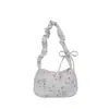 Bolso de Hombro de Moda Floral Plegado Bolso de Mano Nuevo Estilo Otoño e Invierno 2026 Bolso de Mujer Bolso de Hombro de Mujer Mismo Estilo que las Celebridades de Internet