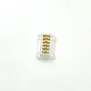 Lâmpada SMD de 6 Pinos com Conector RGBWW Sem Solda Cabo de Conexão Sem Área Escura Conector de Fivela de Cristal de 12mm
