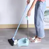 Vassoura de Plástico Fibra Criptografada com Cabo Estendido Personalizado de 1,3m Vassoura Macia Criativa para Limpeza de Casa Interior Quarto