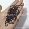 2.4mm cor doce cor tinta corrente de contas joias corrente de etiqueta diy acessórios chaveiro grande favoravelmente