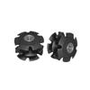 Imperial 5/16 3/8 Tubo Redondo de Tres Capas Flor de Ciruelo Shrapnel Tubo para Exhibidor Tubo con Tuerca de Soldadura Libre Conector Interno