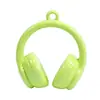 Llavero Colgante de Auriculares Grande de Acrílico con Gradiente Pintado Accesorios de Joyería Transparente Hechos a Mano Materiales al por Mayor