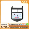 Adequado para Modelos 11-15 do Chevrolet Aveo, Sistema de Navegação Android com Tela Grande com Carplay Sem Fio