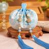 Sache Aromático do Festival da Lua de Qian Li, Bolsinha de Brocado Estilo Tradicional, Bolsa Vazia de Formato Único, Lembrança Hanfu Estilo Antigo
