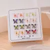 Set de Aretes Coloridos Ligeros Youmo para Mujer Caja al por Mayor Aretes de Resina Dulces Pasadores Transparentes No Causan Alergia
