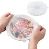 Tapa de silicona para conservar la frescura juego de 6 piezas juego de seis piezas de 6 piezas tapa de silicona para conservar la frescura embalaje en bolsa OPP 122g