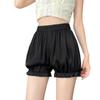 Base Jk Abóbora Flor Lanterna Jk Botão Flor Fofo Branco Shorts Soltos Finos Seda de Gelo Shorts de Segurança para Mulheres Anti-Exposição