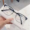 17113 fabricantes gafas de montura de stock Hombres de negocios Clásico montura de cejas se puede equipar con montura de gafas planas para miopía