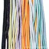 Cordón de 4 mm de Fábrica de Origen, En Stock Envío Directo, Cuerda Trenzada Colorida, Cuerda Redonda, Accesorios para Ropa y Zapatos