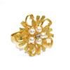 Popular Vajilla de Hotel Anillo para Servilleta de Perla Hebilla para Servilleta con Forma de Flor con Anillo para Servilleta de Diamante Fabricante Mayorista de Anillos para Servilleta Simples