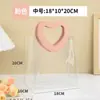 Bolsa Tote de PVC Transparente com Acabamento de Luxo, Adequada para Lembrancinhas de Casamento, Sacolas de Presente para o Dia das Crianças e Sacolas para Embalagem de Presentes de Madrinhas