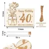 Cartões de Desejo de Aniversário de Madeira Transfronteiriços, Cartões de Presente, Presentes para Festas de Aniversário e Casamentos, Decoração de Casa, Não Inclui Flores Secas e Outros Itens