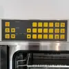 Horno de convección con 5 bandejas y 4 bandejas, Horno de convección eléctrico de escritorio comercial Corazón de flujo Luna de pastel con almacenamiento a prueba de vapor Llave Horno de convección