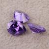 Fabricantes de gemas fornecem zircônia roxa orquídea em formato de pera 4x3mm gota d'água zircônia sintética anel diy zircônia diamante CZ pedra lapidada