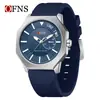 Reloj Octogonal OFNS Moda Personalidad Fecha Viaje de Negocios Reloj de Pulsera Delgado Negocios Dominante Reloj de Cuarzo para Hombre Resistente al Agua