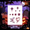 Pegatinas de tatuaje de Halloween con múltiples diseños al por mayor: calabaza, fantasma, araña, calavera, varias cicatrices sangrientas, heridas falsas