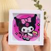 Enfeites de Pintura de Diamante, Adesivos de Desenho Animado DIY Fofos Feitos à Mão, Porta-Retratos de Acrílico, Pinturas Decorativas, Decorações para Quarto e Sala de Estar no Atacado