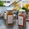Juego de Frascos de Especias Amazon Transfronterizo Botella de Especias al por Mayor Comino Especias Frasco de Vidrio para el Hogar Frasco de Especias