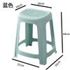 Taburete de Plástico para Comedor en Casa, Taburete Alto, Taburete Individual Simple para Sala de Estar, Engrosado y Apilable, Taburete Cuadrado Simple Extra Grueso, Taburete Vela