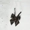 Gravata Borboleta Masculina Feminina Floral Versátil Jk Uniforme Japonês Sem Elástico Material Escolar Jardim de Infância Listrada Estilo Campus