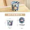 Xícara de Chá Cerâmica Estilo Japonês, Xícara de Mestre, Alto Valor Estético, Xícara Vintage, Pequena Porcelana Azul e Branca Pintada à Mão, Conjunto de Chá para Preparar no Fogão, Copo de Água com Tampa
