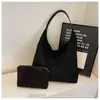 Bolsos de Gamuza de Venta Caliente Transfronterizos para Mujer, Gran Capacidad, Nuevo Estilo 2026, Bolso de Hombro Casual Simple para el Trabajo