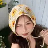 Pañuelo para el Cabello de Niña Estilo Japonés y Coreano para Sesiones de Fotos de Verano, Pañuelo Triangular, Diadema Estilo Pastoral, Diadema de Encaje Fresca Retro