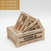 Caja de Madera Vieja Caja de Madera Rectangular Centro Comercial Caja de Almacenamiento de Fruta Caja de Madera Retro Accesorios para Fotografía de Boda Caja Cesta de Madera