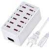 Estación de Carga de Escritorio de 12 Puertos 60W Cargador Multi-Puerto Socket USB Compatible con Tablet Xiaomi Certificación Ce