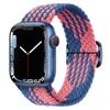 Adequado para Pulseiras de Apple Watch para Apple Watch Séries 1-12/Ultra3/Se3, Pulseira de Relógio Tecida em Nylon com Fivela de Deslizamento
