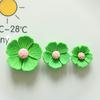 Pétalas de flores de resina flor de cinco pétalas DIY acessórios de cabelo infantis decoração de saída de ar do carro material de caixa de armazenamento de patch