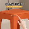 Nuevo Taburete de Plástico para Uso Doméstico, Taburete con Cojín Suave Extra Grueso, Taburete Cuadrado Apilable con Cojín Suave para el Hogar, Taburete Alto Simple para Mesa de Comedor de Invitados