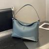 Bolso Cruzado de Cuero Genuino de Gran Capacidad Estilo Retro para Debajo del Brazo 2026 Nuevo de Moda Coreana Piel de Vaca de Primera Capa Bolso de Hombro para Mujer