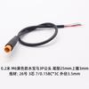 Yigao IP65 à Prova d'Água linha Conector M6 linha Luz LED Bicicleta Elétrica Torneira Inteligente NTC linha Conector M6