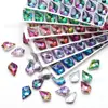 Acessórios de Pingente de Cristal para Joias DIY Estrela Coração de Pêssego Lua Estrela do Mar Urso Folha de Bordo Multitamanho Colorido Furo para Pendurar